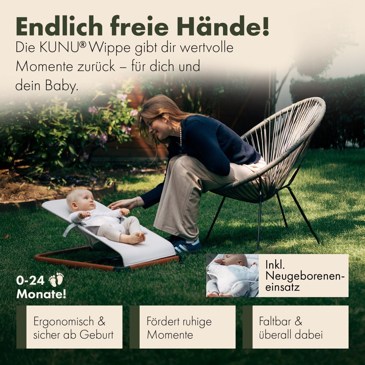 KUNU® Babywippe "Theo" - KUNU Store