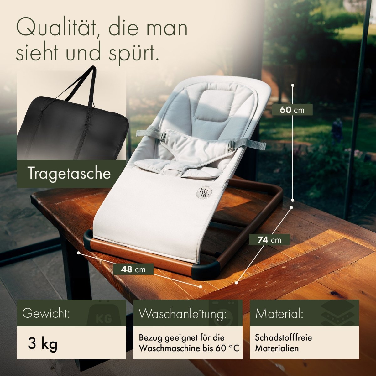 KUNU® Babywippe "Theo" - KUNU Store